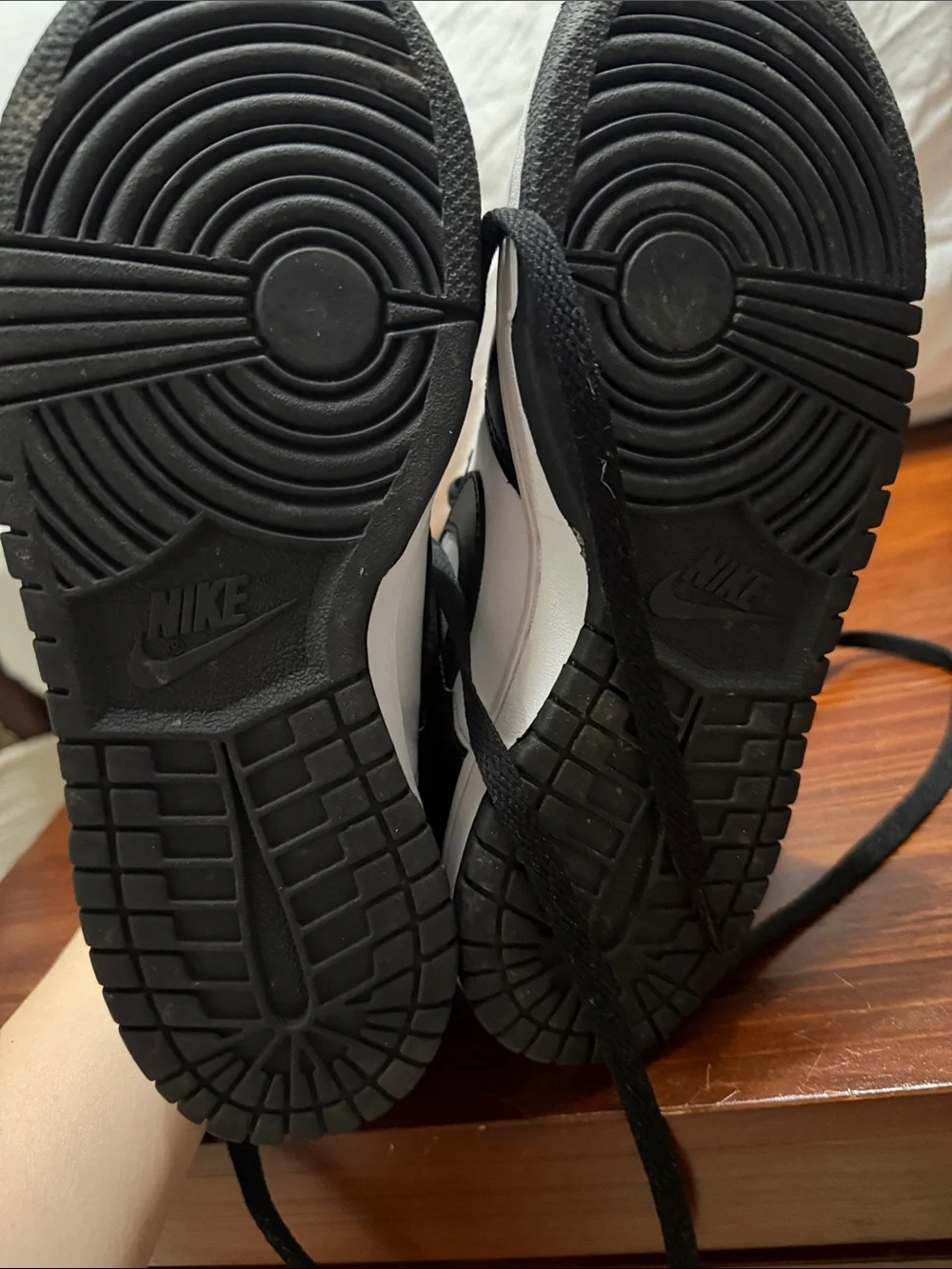 Nike Men’s Black & White Low-Top Sneaker Pair